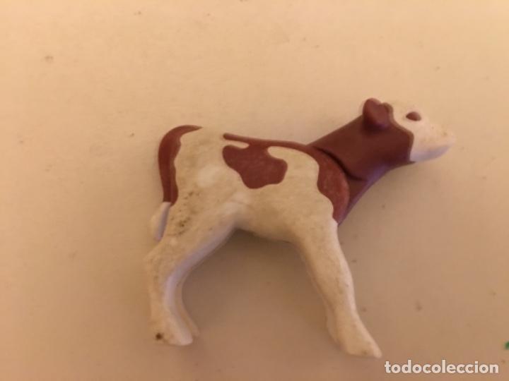 Playmobil: Playmobil ternera con manchas marrones