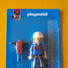 Playmobil: PLAYMOBIL PROFESIONES OBRERO OPERARIO CONSTRUCCIÓN MARTILLO H FIGURA ORIGINAL EN BLISTER NUEVA. Lote 313056358