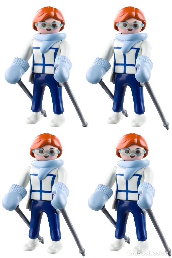 Playmobil: PLAYMOBIL LOTE 4 FIGURAS DE MONTA&Ntilde;ISTA (5204 SERIES 1). MONTADAS, SUELTAS EN BOLSITA.
