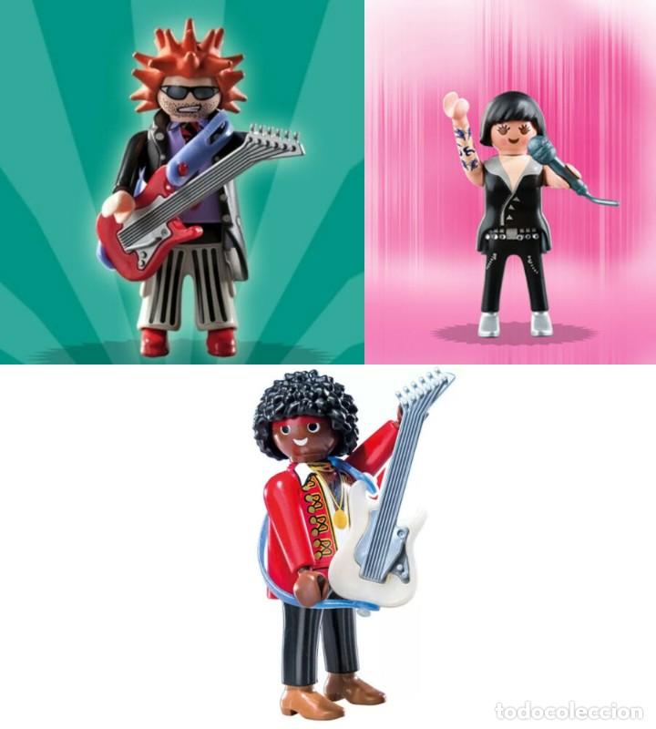Playmobil: LOTE 3 FIGURAS CANTANTES PLAYMOBIL. FIGURAS SUELTAS, YA MONTADAS!!.