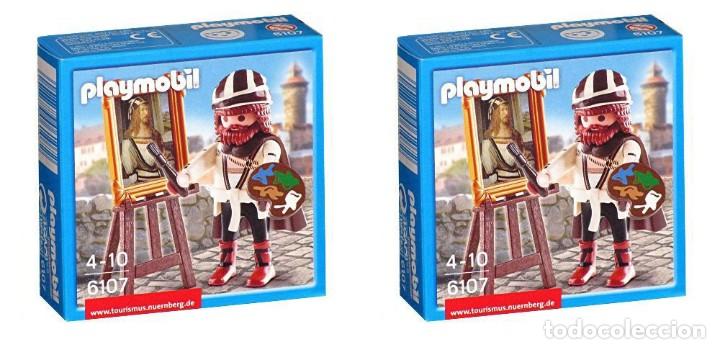 Playmobil: LOTE DE 2 Playmobil 6107 Pintor Alberto Durero / Albrecht Durer. NUEVOS EN CAJA!!.