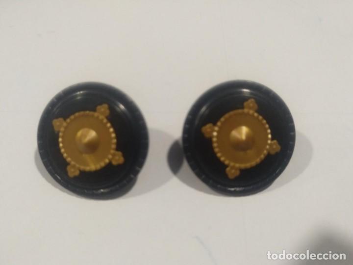 Playmobil: PLAYMOBIL PAREJA ESCUDO NEGRO CON CENTRO DORADO - 26/1/22 PIEZAS