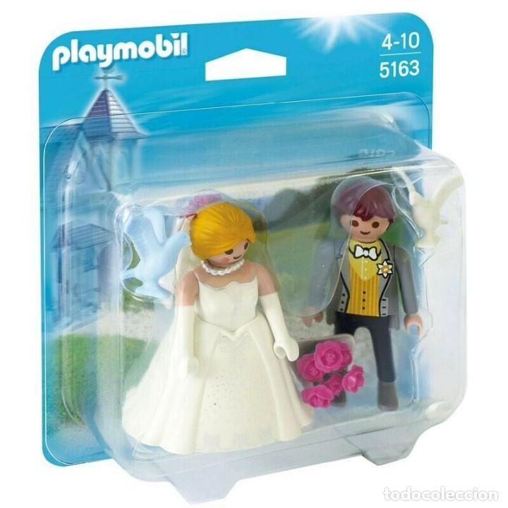 Playmobil: PLAYMOBIL 5163 DUO PACK PAREJA DE NOVIOS RECI&Eacute;N CASADOS. NUEVO EN BL&Iacute;STER. DESCATALOGADO.