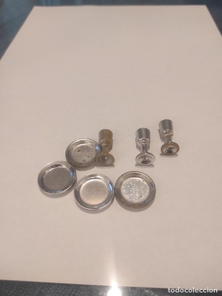 Playmobil: Playmobil platos y copas cromadas famobil primera &eacute;poca
