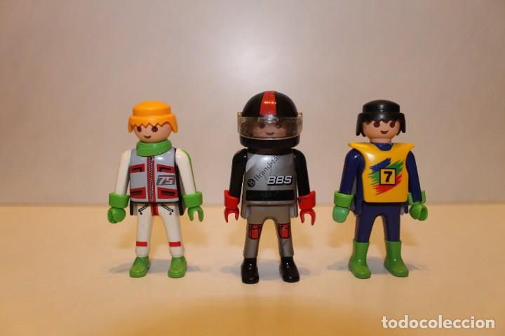 Playmobil: PLAYMOBIL - 3 PILOTOS MOTO, COCHE