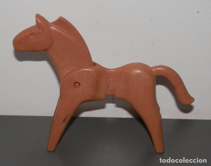 Playmobil: FIGURA PLAYMOBIL-CABALLO MARRON 1974