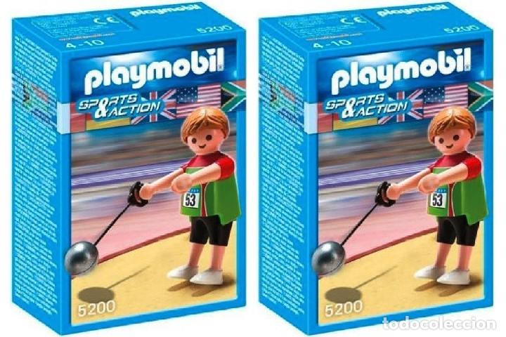 Playmobil: LOTE DE 2 Playmobil 5200 Lanzamiento de Martillo. NUEVOS EN CAJA!!.