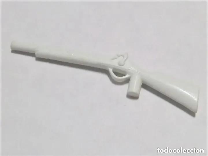 Playmobil: PLAYMOBIL MEDIEVAL Rifle Blanco 'Ca&ntilde;on Corto' - Western, Oeste, Bandidos, Mejicanos