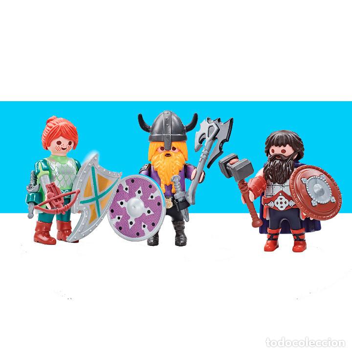Playmobil: Playmobil 6588 Trio de Guerreros Enanos Medievales