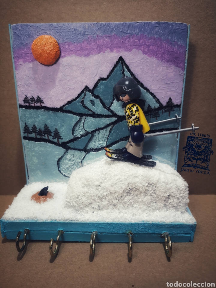 Playmobil: Playmobil Cuelga Llaves ski
