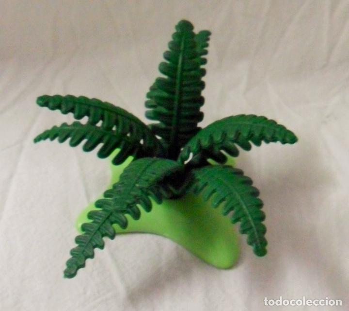 Playmobil: PLAYMOBIL P115 * HELECHOS PLANTAS VERDE OSCURO SOBRE BASE VERDE