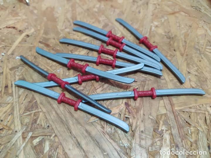 Playmobil: Lote espadas doble samurai Playmobil - Foto 1