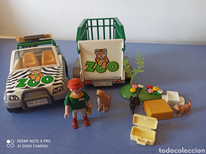 Playmobil: Veh&iacute;culo zoo con remolque - Foto 13