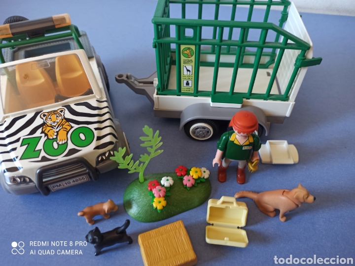Playmobil: Veh&iacute;culo zoo con remolque - Foto 1