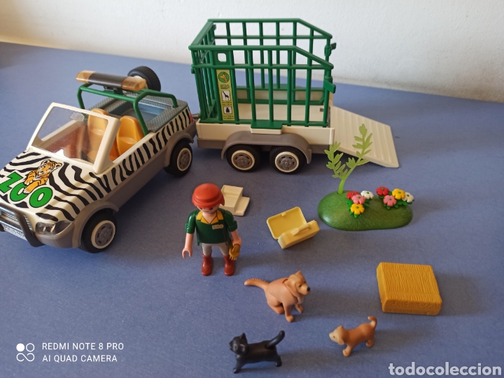 Playmobil: Veh&iacute;culo zoo con remolque - Foto 6