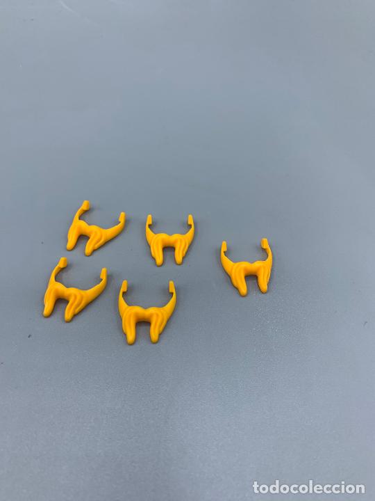 Playmobil: PLAYMOBIL lote barba con trenzas vikinga amarillas modernas