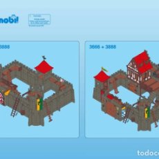 Playmobil: PLAYMOBIL MEDIEVAL INSTRUCCIONES CASTILLO DE PLAYMOBIL 3667 3888