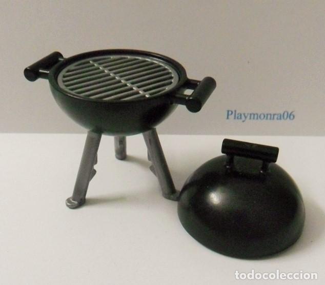 Playmobil: PLAYMOBIL P020 *PARRILLA BARBACOA REDONDA * ESCENAS CAMPING JARDIN