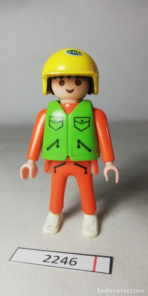 Playmobil: PLAYMOBIL FIGURA PILOTO RESCATE AEREO HELICOPTERO (ZCETA)