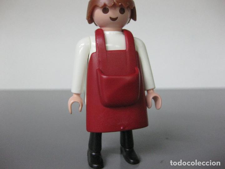 Playmobil: PLAYMOBIL delantal cocinero ciudad cocina -figura no incluida, solo se vende delantal- VAR