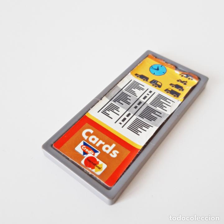 Playmobil: PLAYMOBIL LETRERO O CARTEL RECTANGULAR GRIS CARDS SYSTEM X E1 - Foto 3