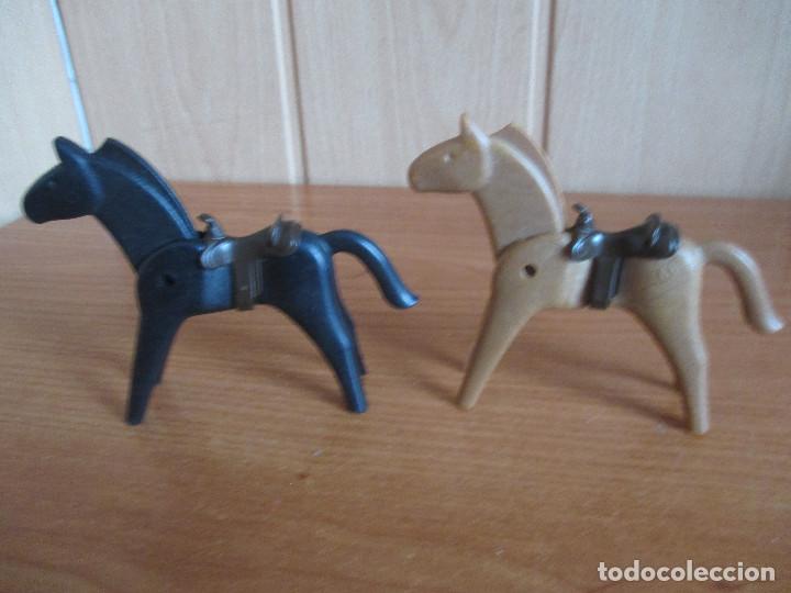 Playmobil: PLAYMOBIL: LOTE 2 CABALLOS ANTIGUOS CON MONTURA