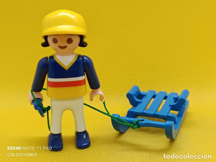 Playmobil: Playmobil Ni&ntilde;a con trineo
