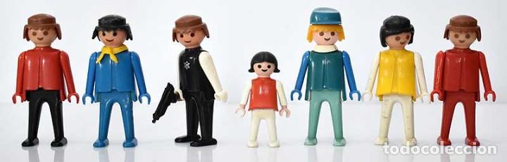 Playmobil: Playmobil. Lote de 7 manos fijas Geobra a&ntilde;os 70
