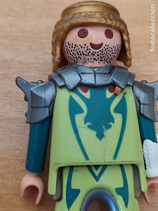 Playmobil: PLAYMOBIL FIGURA SOLDADO CABALLERO DESPERFECTOS PELO NUCA SERIE HISTORIA