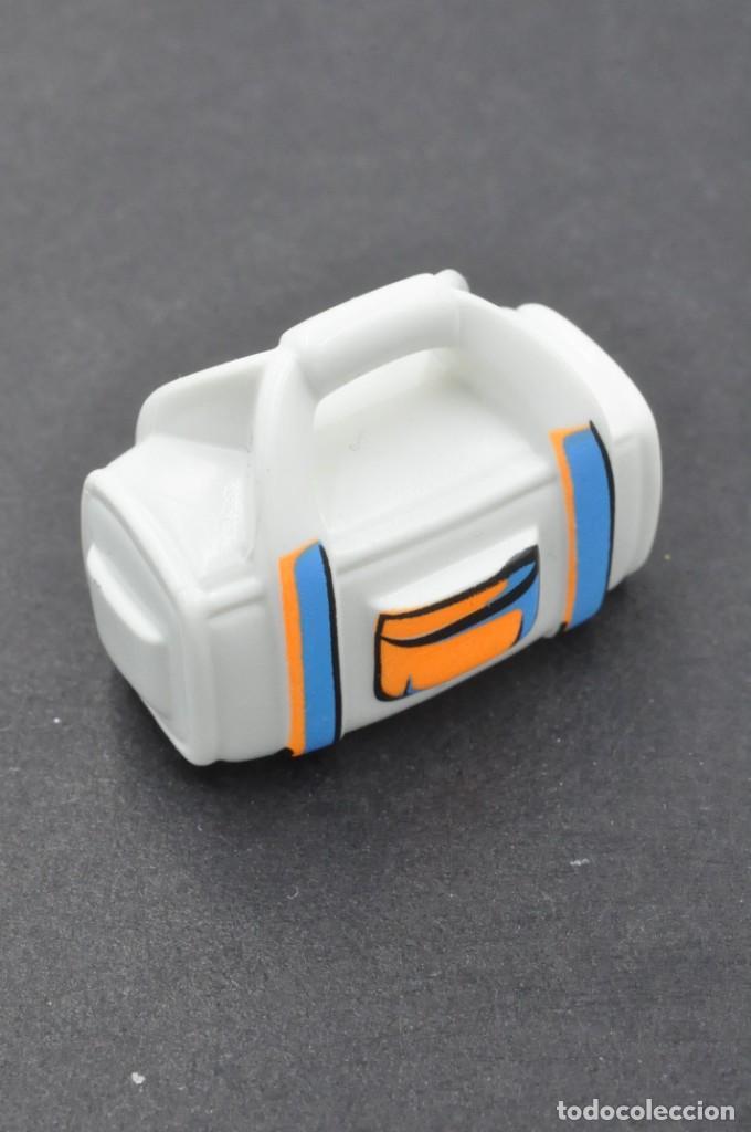 Playmobil: cj1708 PLAYMOBIL, mochila maleta blanca bolsa deporte
