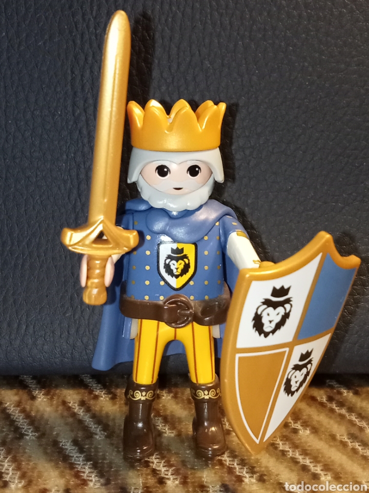 Playmobil: Figura Playmobil rey caballero del le&oacute;n