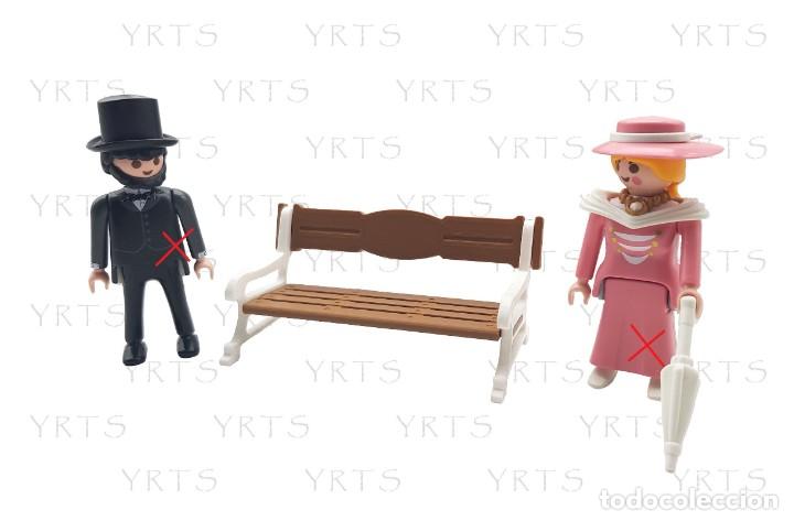 Playmobil: Banco Victoriano Escala Playmobil Figuras NO INCLUIDAS &iexcl;New!