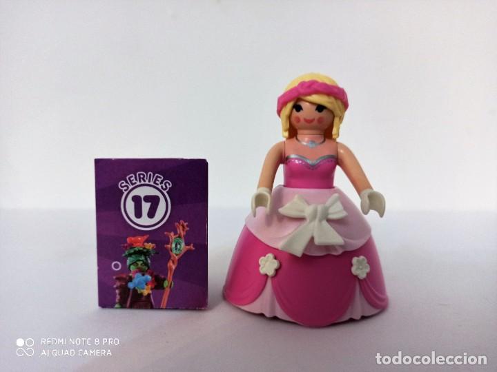 Playmobil: PLAYMOBIL Serie 17 ROSA. Princesa con perro.