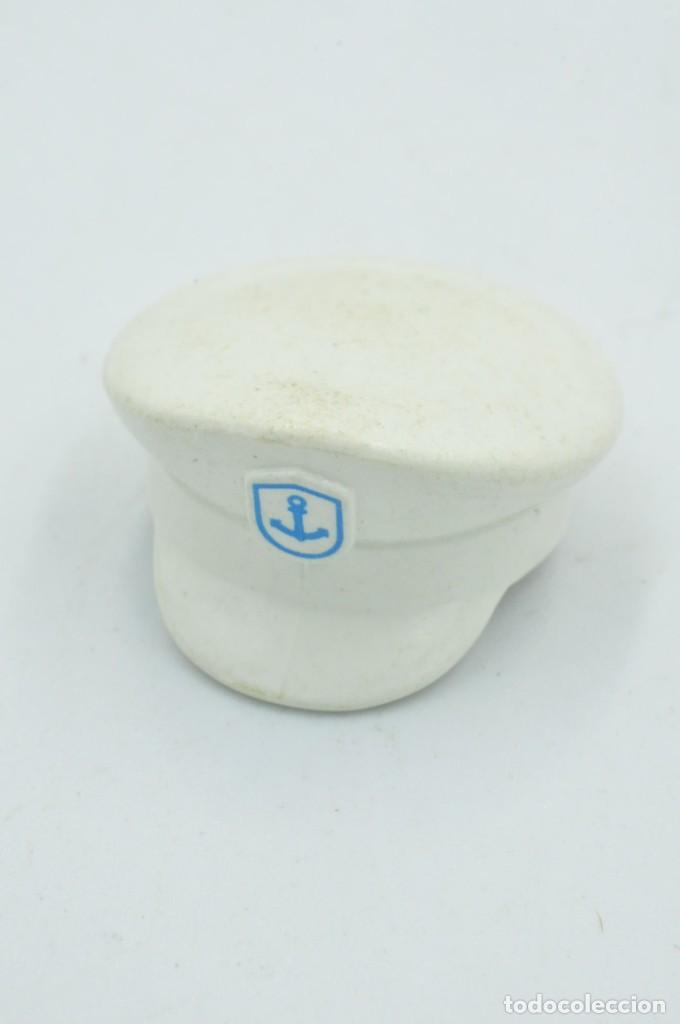 Playmobil: cj1404 Playmobil, sombrero gorro gorra plato blanca ancla 3599 guarda costas