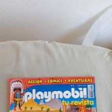 Playmobil: PLAYMOBIL REVISTA Nº 6. ATAQUE DE LOS INDIOS. ACCION, AVENTURAS, COMICS. POSTER. SIN FIGURA