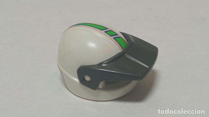Playmobil: Playmobil - Casco con Visera Moto Trial Cross Motocross