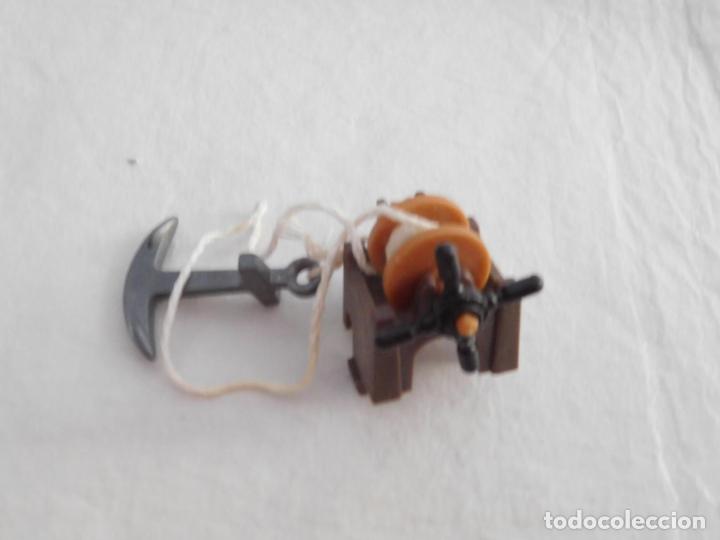 Playmobil: M69 Ancla y sistema elevador de ancla del barco de los Playmobil Famobil. En metal.