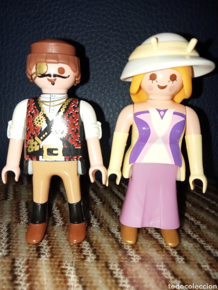 Playmobil: Figura Playmobil mujer con guantes y viajero en el tiempo