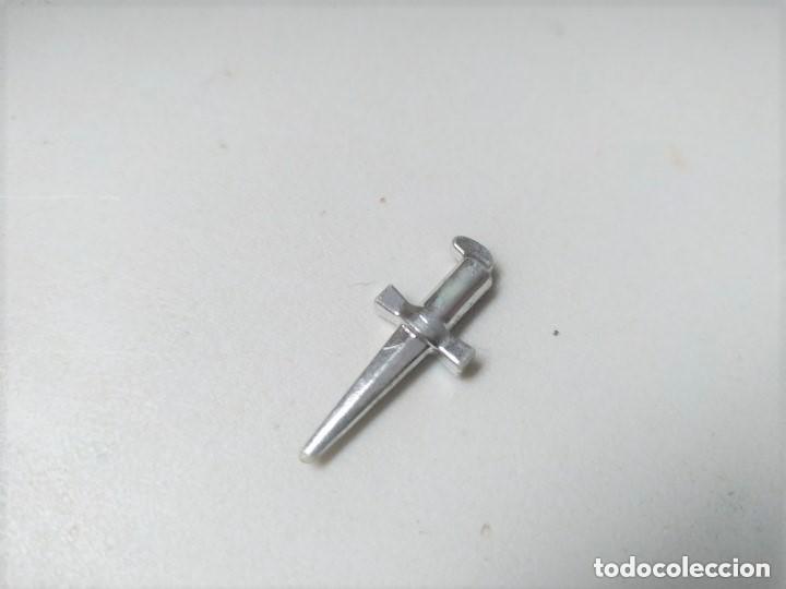 Playmobil: PLAYMOBIL CROMADO PU&Ntilde;AL &Aacute;RABE 3415 ARMA BEDUINO CUCHILLO DAGA