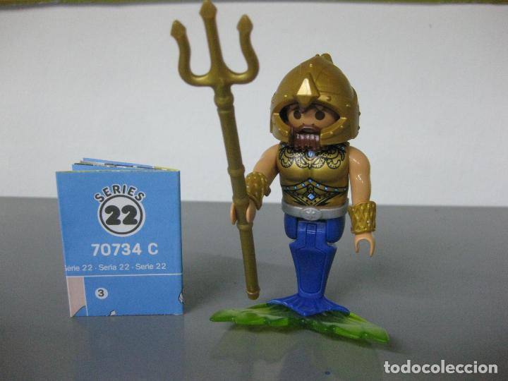 Playmobil: PLAYMOBIL AQUAMAN SERIE 22 AZUL SOBRE SORPRESA
