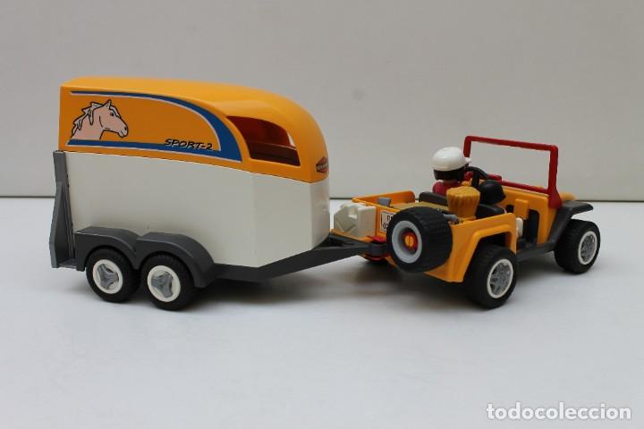 Playmobil: JEEP CON REMOLQUE PARA CABALLOS - REF. 3249 - Foto 6