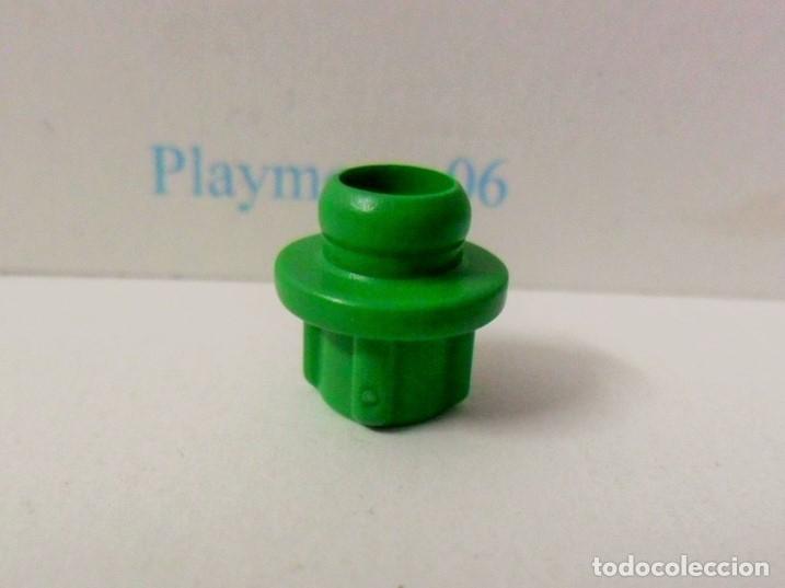 Playmobil: PLAYMOBIL B224 ENGANCHE, CLIP UNION, CONECTOR PARA MONTAJE VERDE