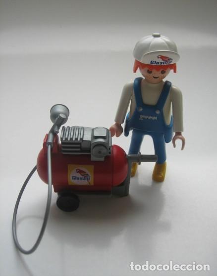 Playmobil: PLAYMOBIL. PINTOR GLASURIT Y COMPRESOR.