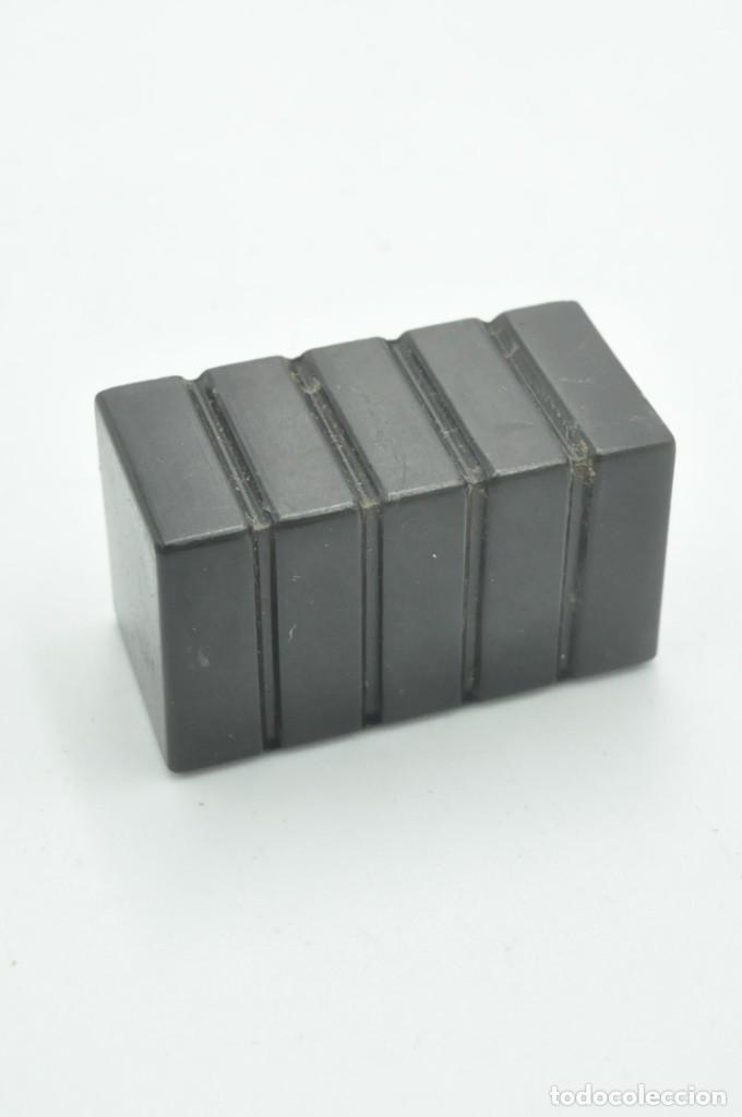 Playmobil: cj1424 PLAYMOBIL - PIEZA NEGRA DELANTERA CONTRAPESO TRACTOR EXCAVADORA 3500