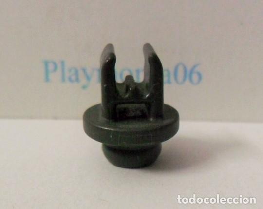 Playmobil: PLAYMOBIL B224 ENGANCHE, CLIP UNION, CONECTOR PARA MONTAJE GRIS OSCURO