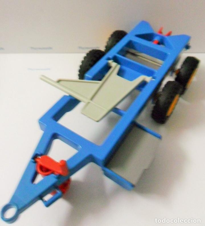 Playmobil: PLAYMOBIL B245 CHASIS REMOLQUE DEPOSITO DE AGUA COMPLETO CON RUEDAS Y PALANCA ELEVACION