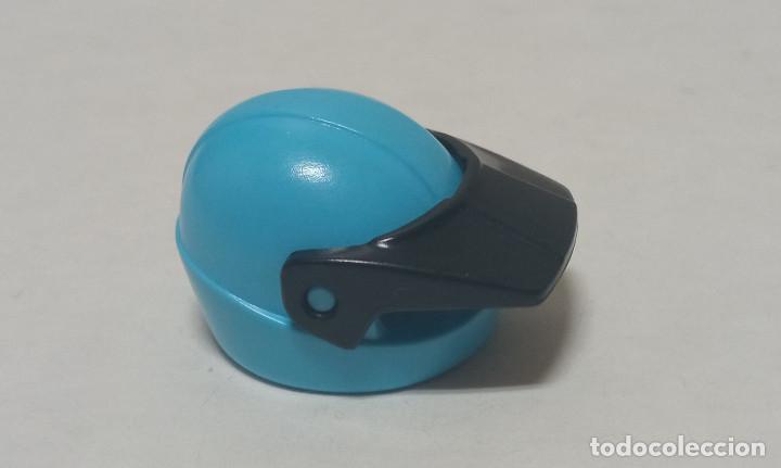 Playmobil: Playmobil - Casco con Visera Moto Trial Cross Motocross Enduro