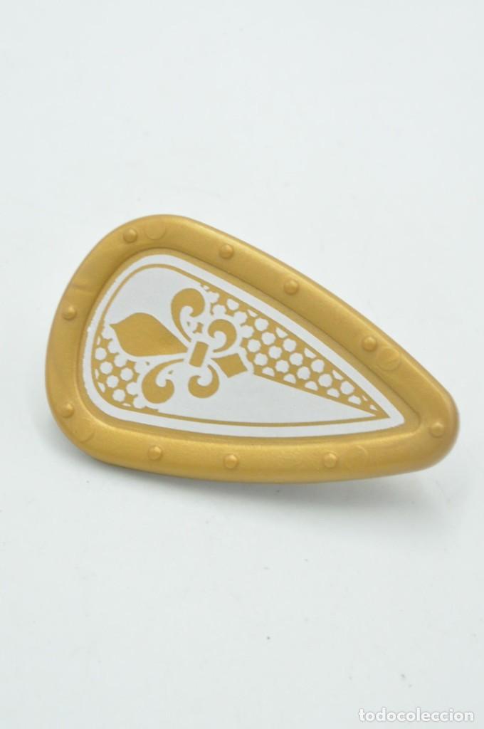 Playmobil: cj1418 PLAYMOBIL, ESCUDO MEDIEVAL DORADO FLOR DE LIS 6847