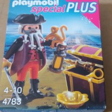 Playmobil: PLAYMOBIL SPECIAL PLUS REF 4783 PIRATA CON MONO Y TESORO. Lote 361649895