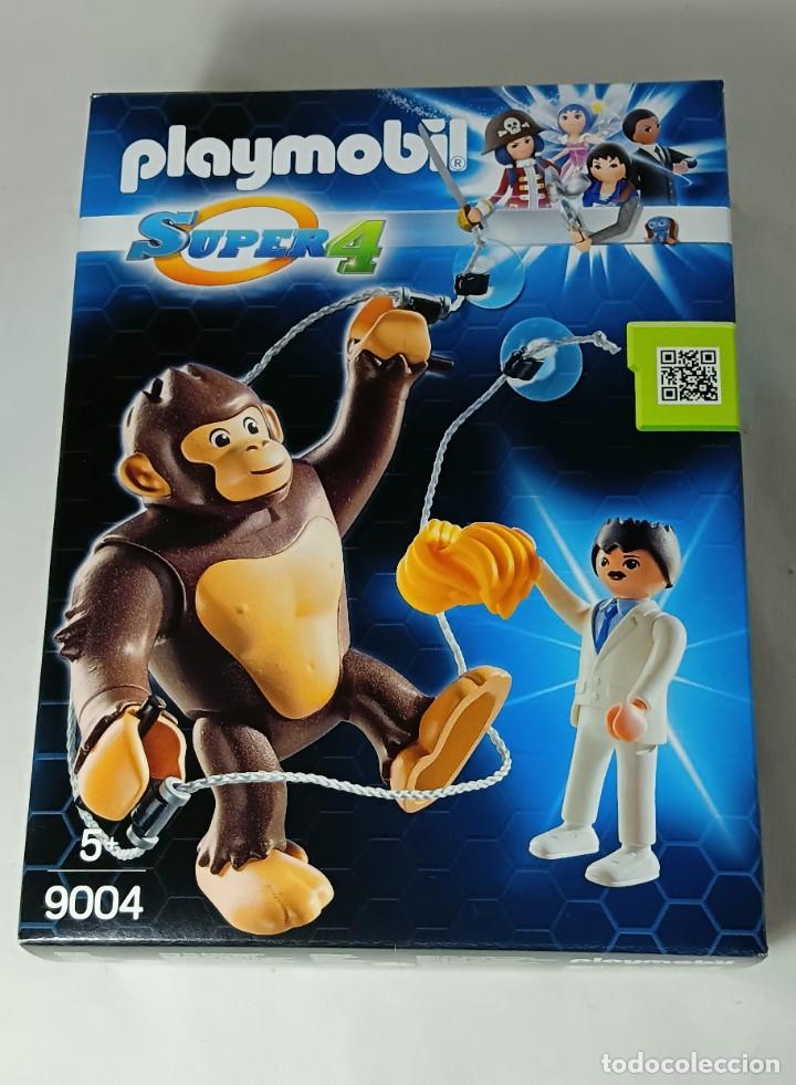Playmobil: PLAYMOBIL 9004 SUPER 4 GORILA GIGANTE CON CIENTIFICO (ZCETA)